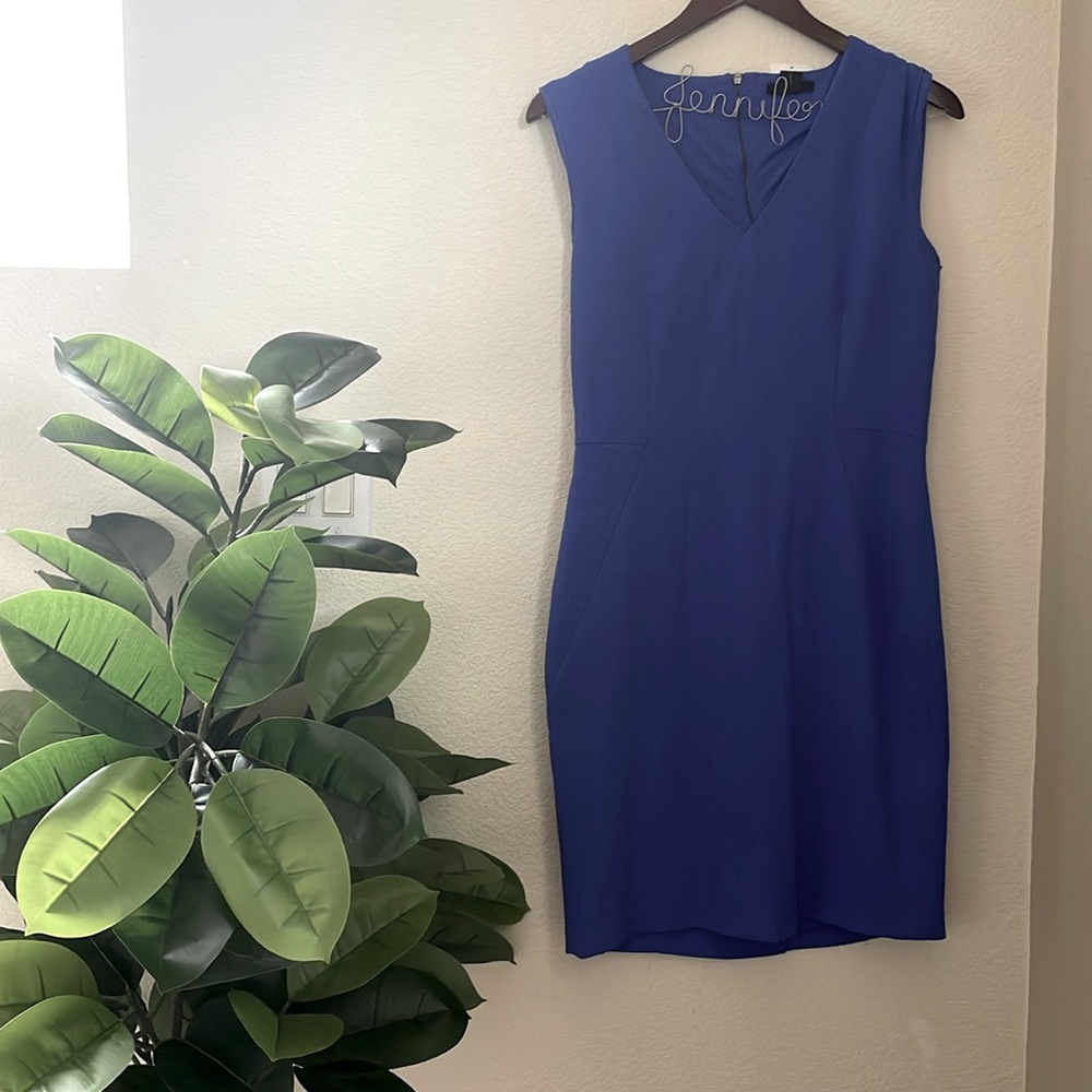H&M Royal Blue Midi Dress